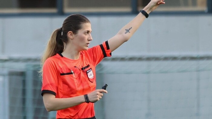 Schiedsrichterin Vanja Vucanovic leitete das Duell mit Bravour.