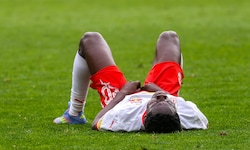Samson Baidoo war gegen Sturm nicht auf der Höhe.
