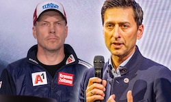 ÖSV-Sportdirektor Mario Stecher (r.) und Frauen-Cheftrainer Roland Assinger