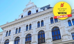 Das Amtshaus für den 19. Bezirk befindet sich nicht in Döbling, sondern in Währing. Dort steht ...