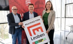 Historisch: Leoben bekommt erstmals eine Dreierkoalition mit Kurt Wallner (Mitte) als ...