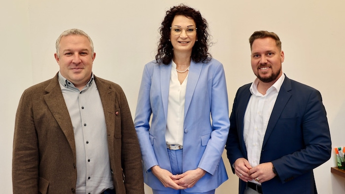 Stefan Kreisl, Nicole Sunitsch und Marco Triller (v. li.)