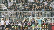 Sturm feierte mit den vielen mitgereisten Fans den wichtigen 2:1-Sieg in der Mozartstadt.