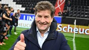 Daumen hoch! Nach dem bitteren Europacup-Aus hat Didi Riegler nun wieder gute Laune.