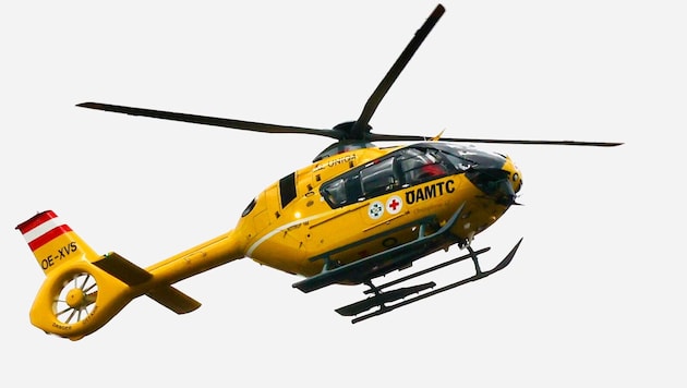 Der Rettungshubschrauber brauchte das Kleinkind ins Spital.