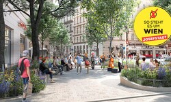 Josef-Matthias- Hauer-Platz soll das neue Zentrum des 8. Bezirks werden. Ein solches fehlt ...