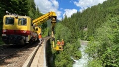 Auf der Arlbergbahnstrecke wird kommende Woche gearbeitet und saniert.  (Bild: ÖBB/Gasser-Mair)