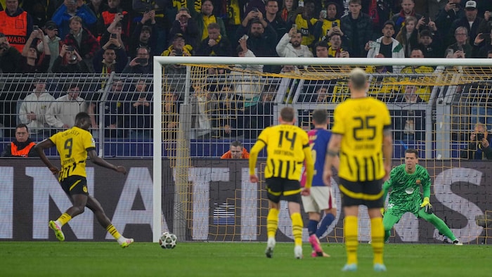 Serrhou Guirassy verwandelte den „Panenka“-Elfmeter.