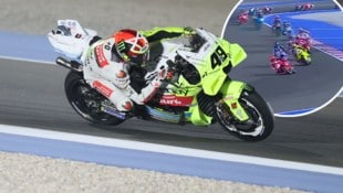 (Bild: Krone KREATIV/AP/Hussein Sayed, facebook.com/motogp)