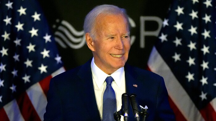 Der ehemalige US-Präsident Joe Biden hat erstmals seit seinem Abschied vom Weißen Haus im Jänner ...