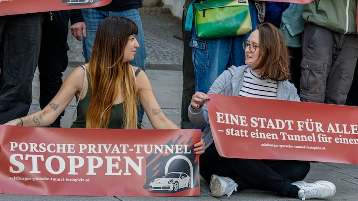 Aktivisten machen Stimmung gegen den Tunnel