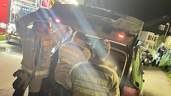 Die Feuerwehr konnte die Kinder rasch befreien. (Bild: Feuerwehr Bischofshofen)