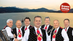 Die Legenenden der Volksmusik: Am 28. Juni setzen die Kastelruther Spatzen in der Wörthersee-Ostbucht zur Landung an (Bild: Steinthaler / ipmedia)