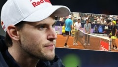 Dominic Thiem ließ sich das Turnier in München nicht entgehen und agierte in einer ungewohnten Rolle. (Bild: Krone KREATIV/GEPA, x.com/atptour)