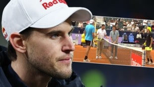 Dominic Thiem ließ sich das Turnier in München nicht entgehen und agierte in einer ungewohnten Rolle. (Bild: Krone KREATIV/GEPA, x.com/atptour)