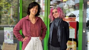 Alexandra Muth (links) gibt Workshops an Schulen und Birgit Hofstadler leitet das Mädchenzentrum von Mafalda. (Bild: Fanny Gasser)
