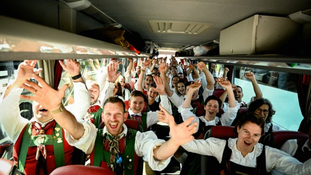 Die Vorjahressieger Musikkapelle Thurn aus Osttirol (Bild: Wenzel Markus)