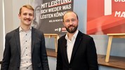 Florian Seifter (li.) und Max Lercher stellten die Kampagne der SPÖ zum „Hochamt“ am heurigen 1. ...