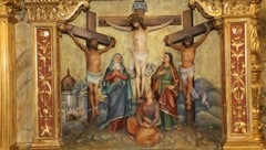 Spannung pur: Im Passionsspiel gab es Prozessionen, bei denen das herbeiströmende Volk ...