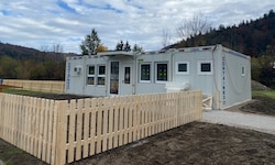 Teile des Kindergartens sind in Ebenau im Container untergebracht.