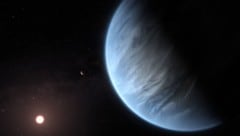 Forscherinnen und Forscher haben in der Atmosphäre eines fernen Planeten Hinweise auf Leben entdeckt. (Bild: AFP/M. Kornmesser)