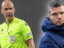 Anthony Taylor pfeift das Viertelfinal-Rückspiel von Rapid in der Conference League – Klauß sah von ihm schon einmal die Rote Karte. (Bild: GEPA)