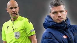 Anthony Taylor pfeift das Viertelfinal-Rückspiel von Rapid in der Conference League – Klauß sah von ihm schon einmal die Rote Karte. (Bild: GEPA)