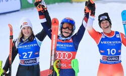 Seit 2022 fährt Lara Colturi (l.) unter albanischer Flagge.