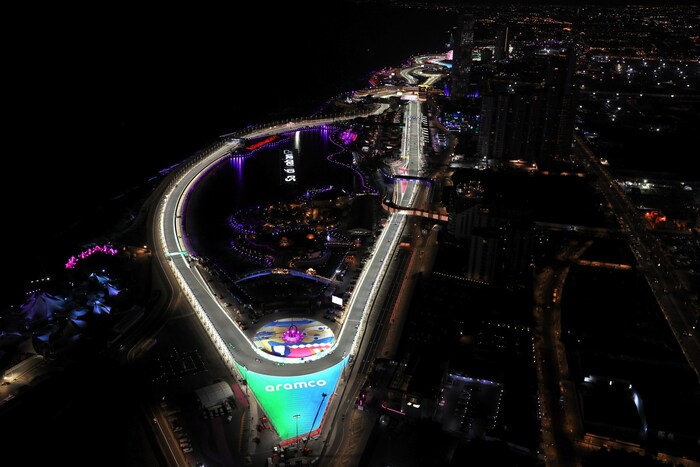 Der Jeddah Corniche Circuit in Saudi-Arabien
