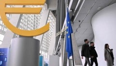 Hauptquartier der Europäischen Zentralbank (EZB) in Frankfurt am Main
