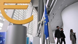 Hauptquartier der Europäischen Zentralbank (EZB) in Frankfurt am Main