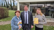 Dagmar Bojdunyk-Rack (Rainbows), Ingo Sternig (PAX Bestattung) und Xenia Hobacher (Rainbows) ...