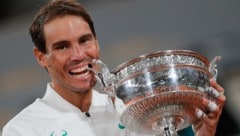 14 Mal konnte Rafael Nadal die French Open gewinnen. (Bild: AP/Michel Euler)