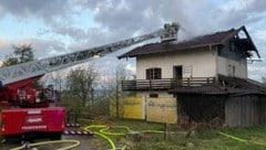 Löscheinsatz in Anthering