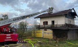 Löscheinsatz in Anthering