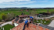 Auf Gut Aiderbichl wurde extra ein Nistplatz gebaut