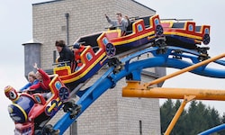 Auf der kleinen Achterbahn gab es keine Probleme.