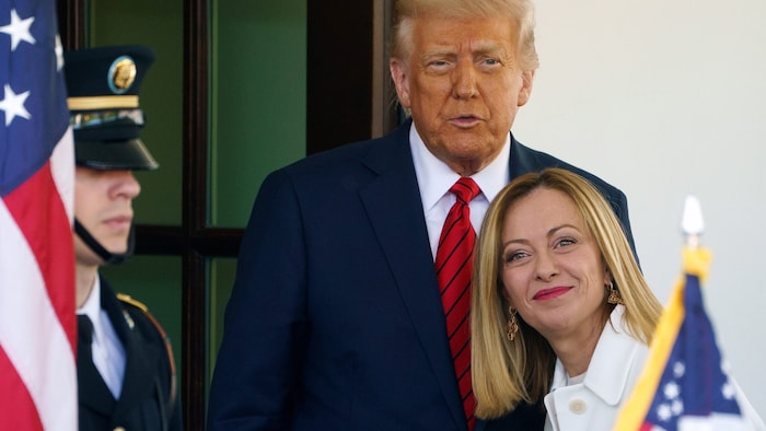US-Präsident Donald Trump behauptet, dass Italiens Regierungschefin Giorgia Meloni ihn wegen ...