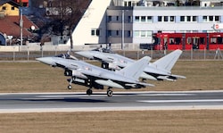Drei Eurofighter werden in Klagenfurt stationiert sein.