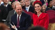 Prinz William und Prinzessin Kate sind beim diesjährigen Ostergottesdienst auf Schloss Windsor ...