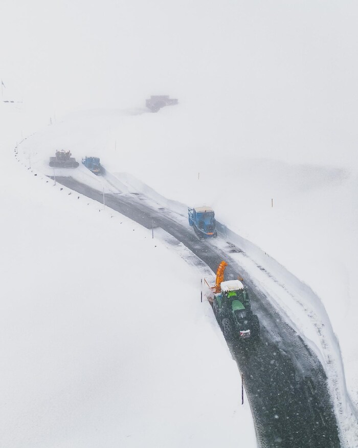 Der Räumtrupp bahnte sich von Salzburger und Kärntner Seite den Weg hinauf zum Hochtor.