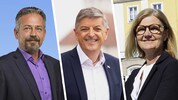 Neue und alte Gesichter: Thomas Schönauer wird Bürgermeister von Bad Aussee (li.), Gerhard ...