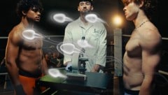 Das „Sperm Racing“ lädt zum Fruchtbarkeits-Wettlauf. (Bild: Krone KREATIV/youtube.com/sperm racing, Vink Fan - stock.adobe.com)