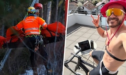 Cybrien Sarrazin kann nach seinem Horror-Sturz wieder trainieren.