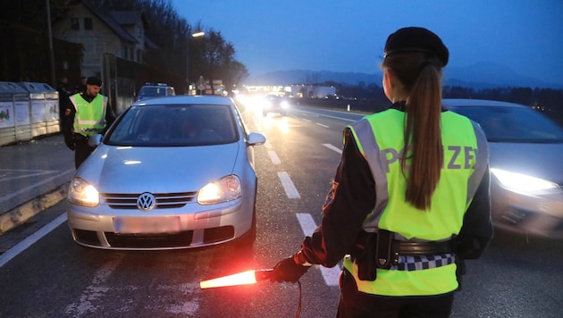 Die Polizei kontrollierte in ganz Kärnten die Autofahrer (Symbolbild). (Bild: Rojsek-Wiedergut Uta)