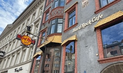 Das Hard Rock Cafe in der Innsbrucker Maria-Theresien-Straße.