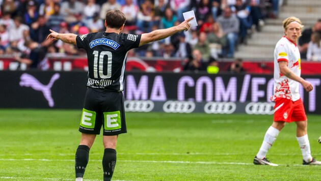 Sturm-Regisseur Otar Kiteishvili ist mit elf Treffern Topscorer der Grazer. (Bild: Tröster Andreas)