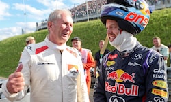 Tritt Sebastian Vettel (r.) in Helmut Markos (l.) Fußstapfen?
