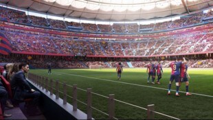 Szenen wie diese sollen sich in einem Jahr im neuen Camp Nou abspielen.