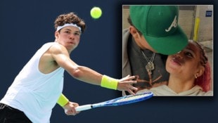 Ben Shelton ist mit Trinity Rodman liiert. (Bild: AFP/APA/Getty Images via AFP/GETTY IMAGES/AL BELLO, Instagram/trinity_rodman)